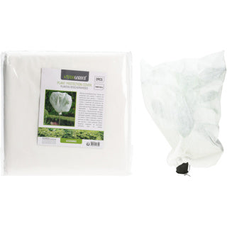 Couvercle de couverture pour les plantes Ensemble de 2 blancs