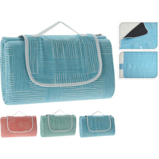 Pic de couverture de pique-nique turquoise