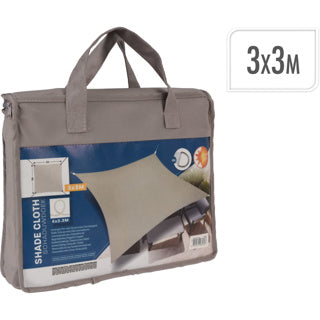 Clace d'ombre carré 3 mètres taupe