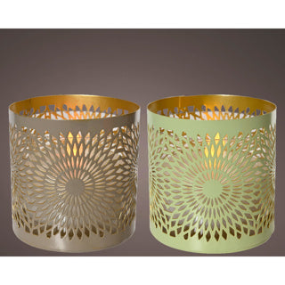 Bougies solaires effet flamme de fer 2 assortis | 12 pièces