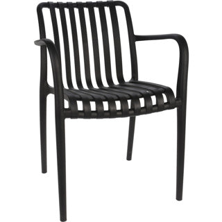 Chaise de jardin plastique noir