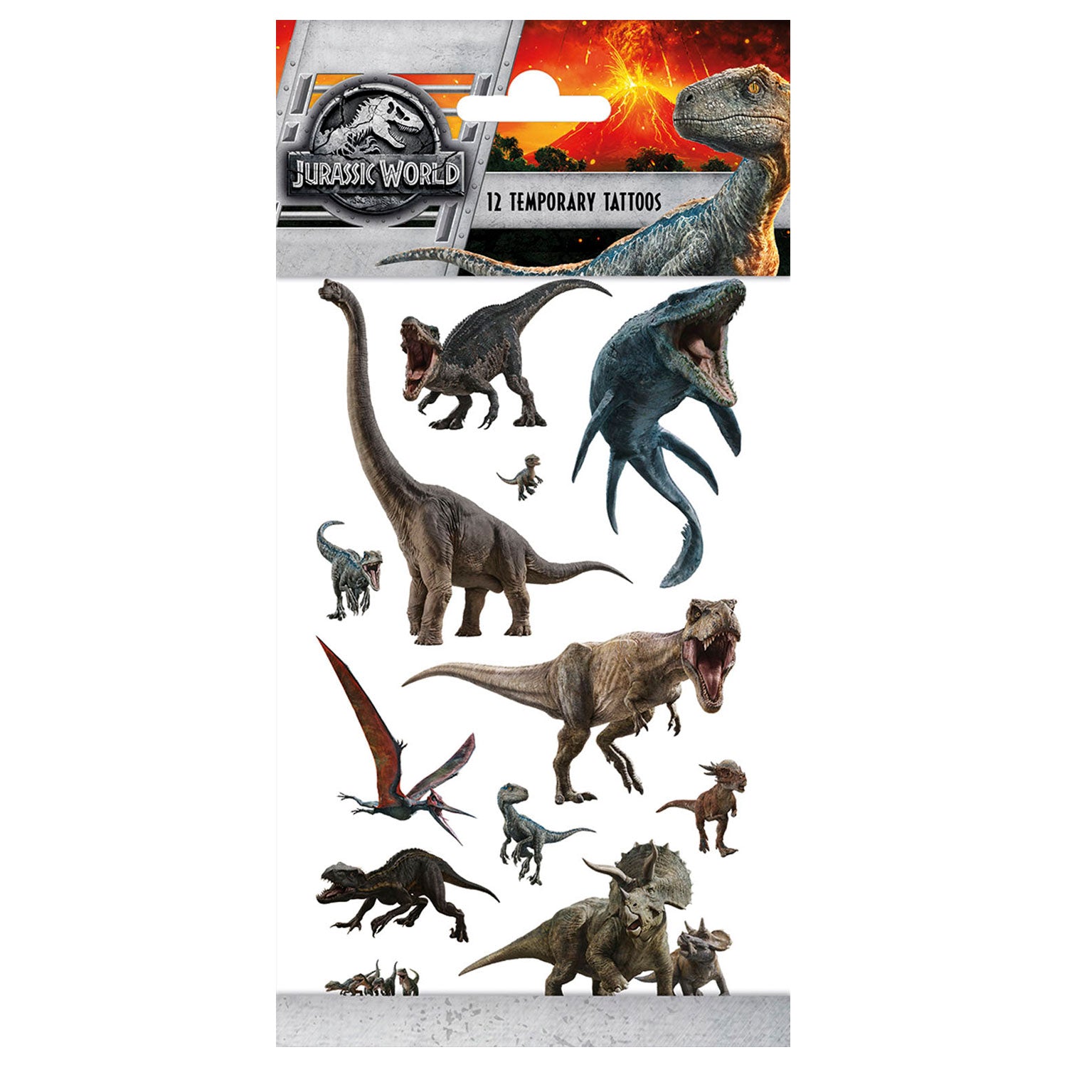 Totoos Tattoos Jurassic World