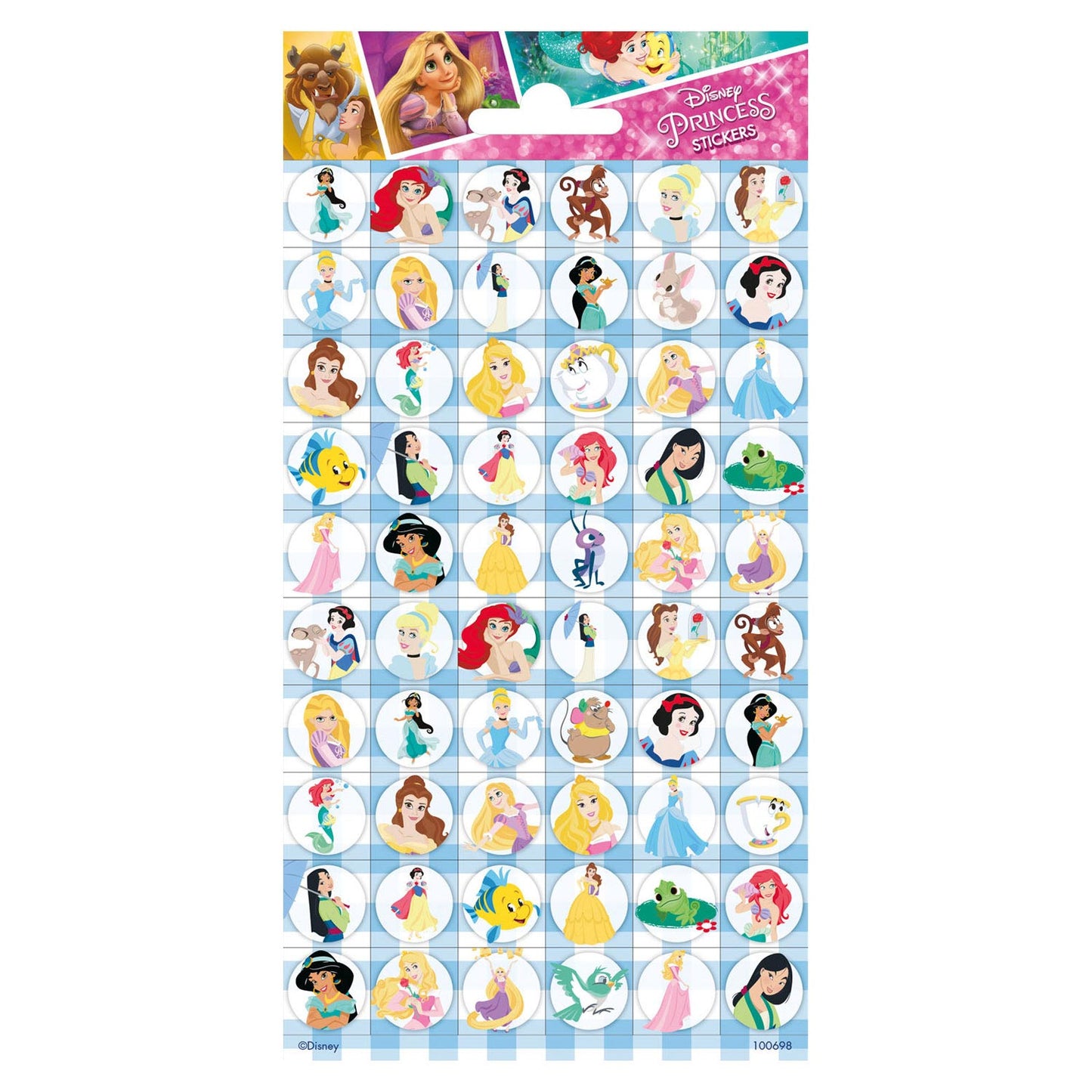 Planche d'autocollants Totum Princesse Disney