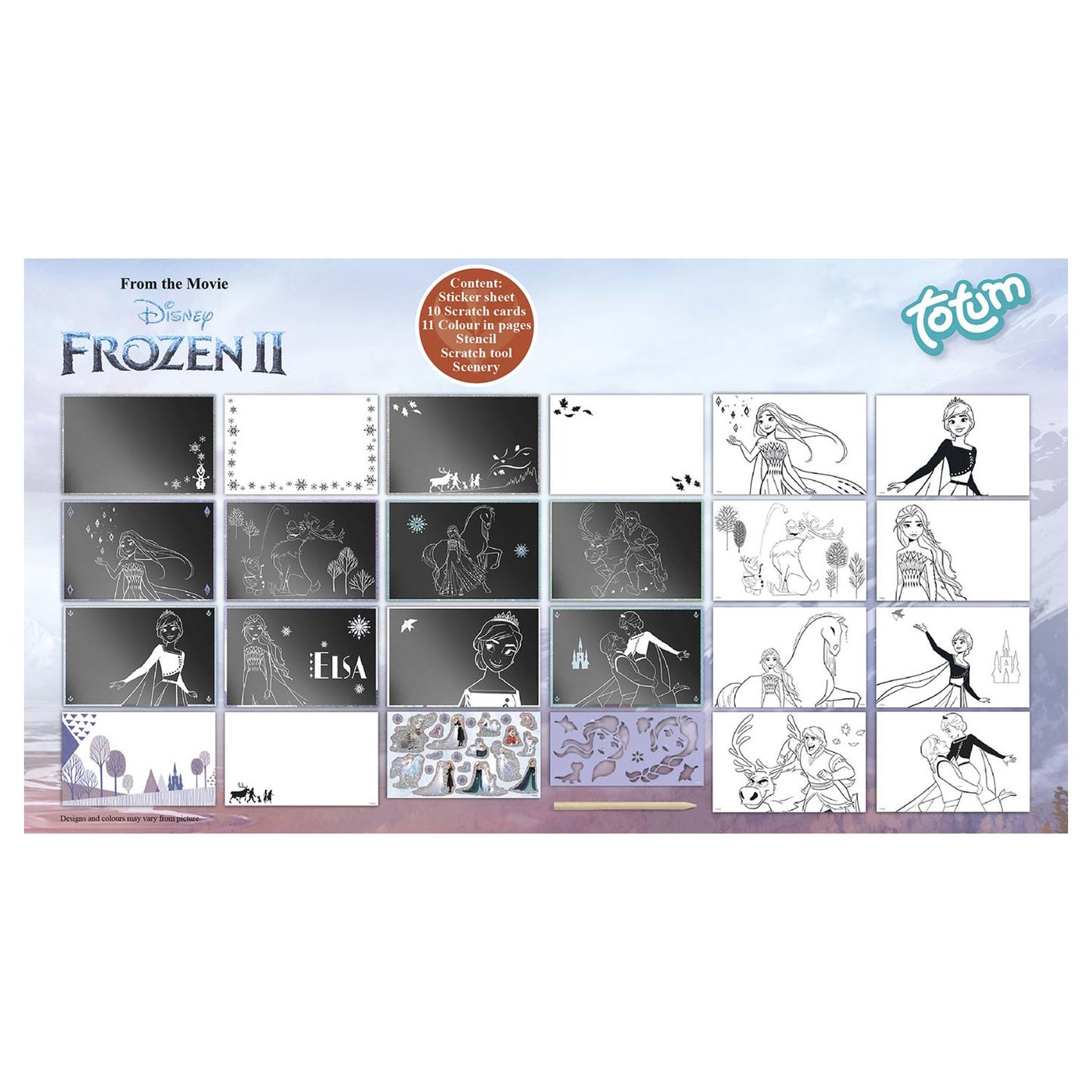 Tottum Disney Frozen - Scratch Book