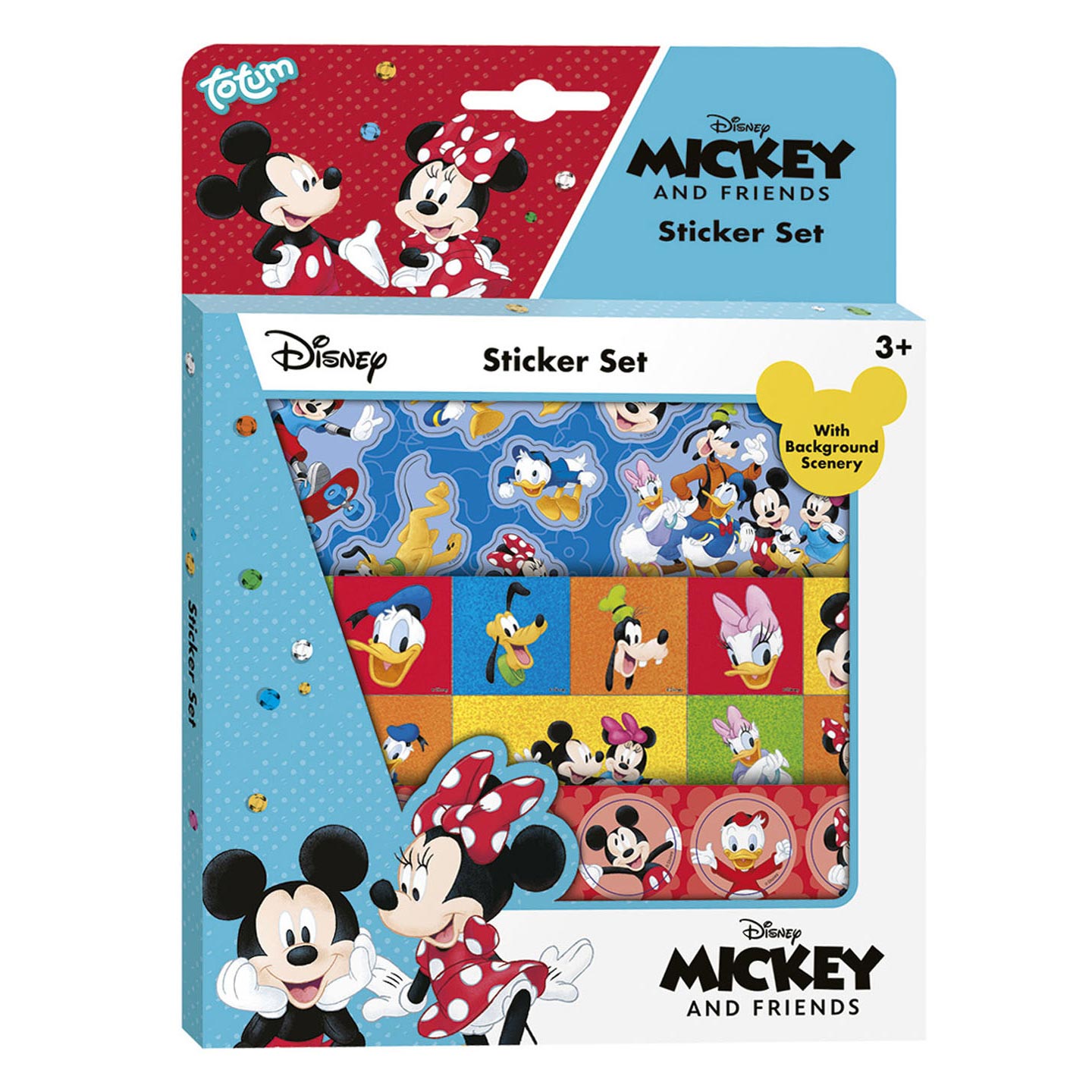 Ensemble d'autocollants Mickey Tottum Mickey