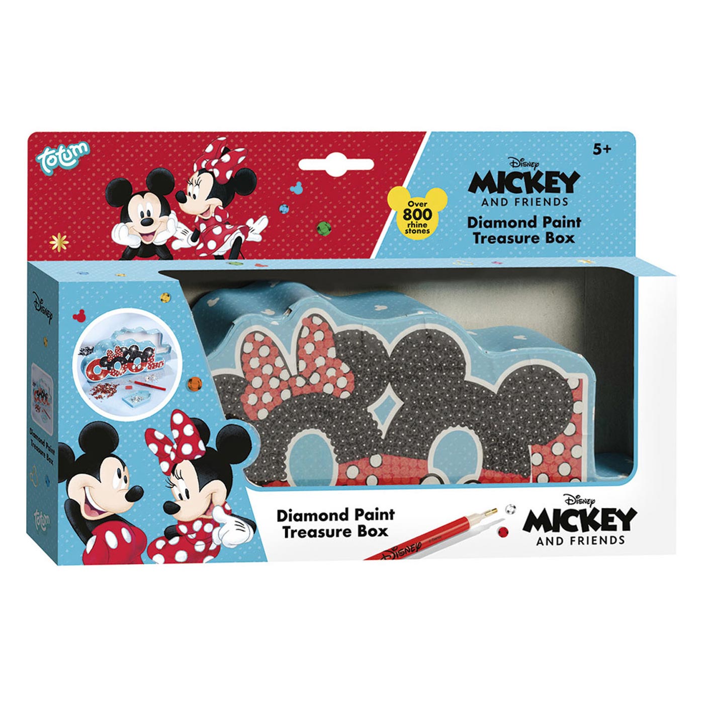 TOTUM MICKEY MOUSE - Boîte de rangement de peinture en diamant