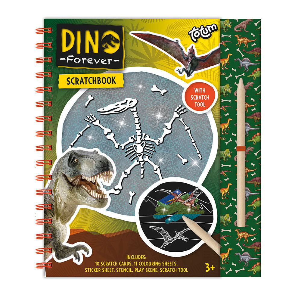 Tottum Dino Forever - Scratch Book