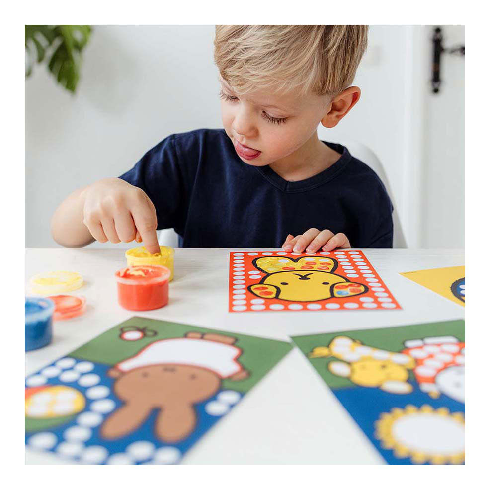 MIFFY CRÉATION avec peinture au doigt