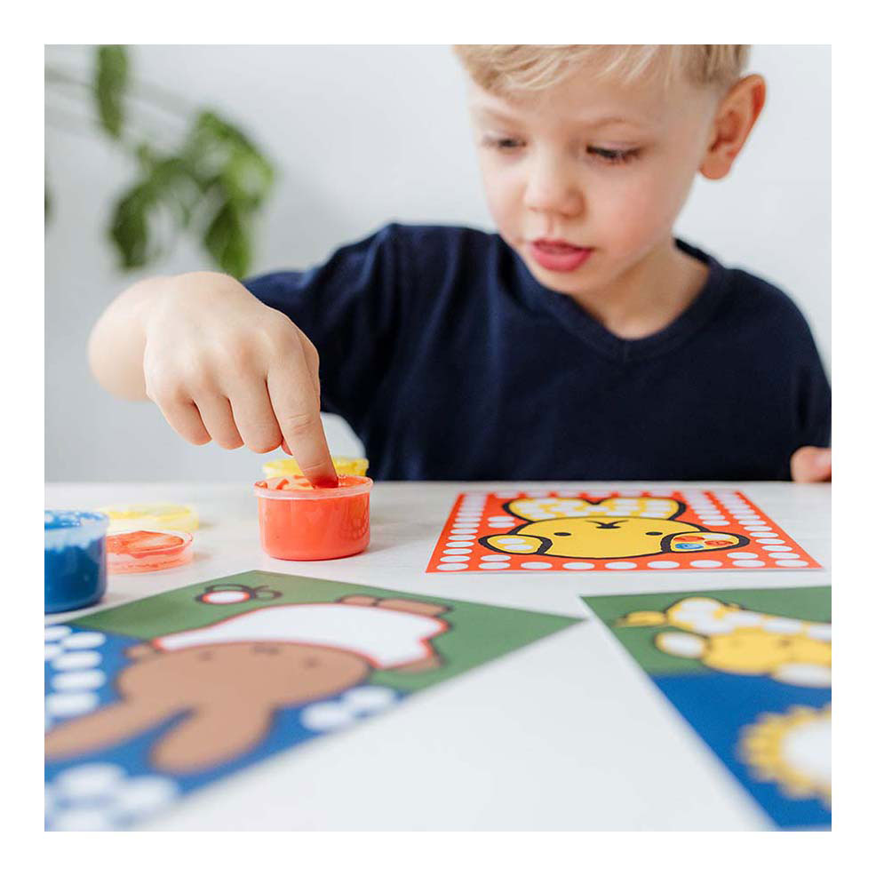 MIFFY CRÉATION avec peinture au doigt
