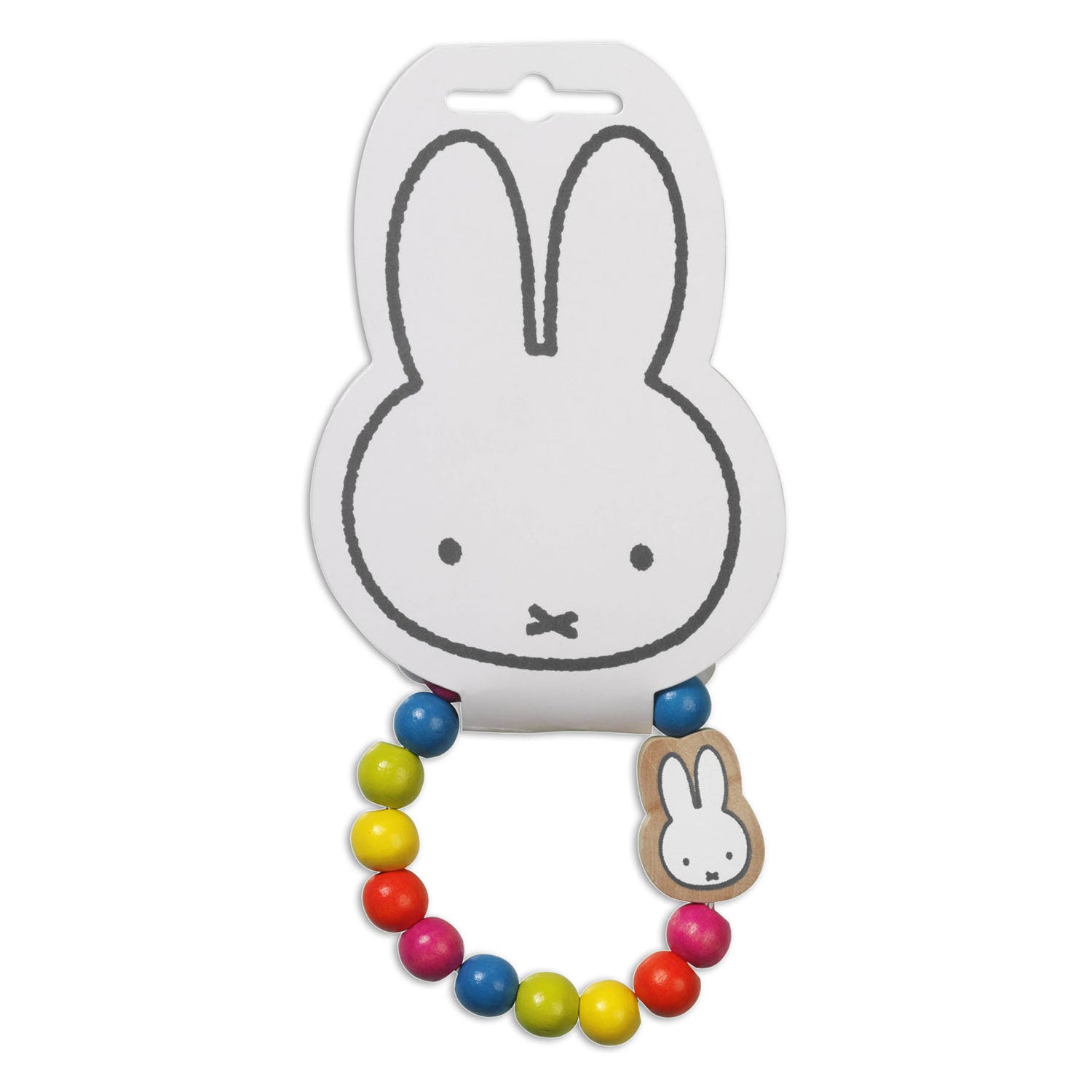 Bambolino Toys Bracelet à perles en bois Miffy
