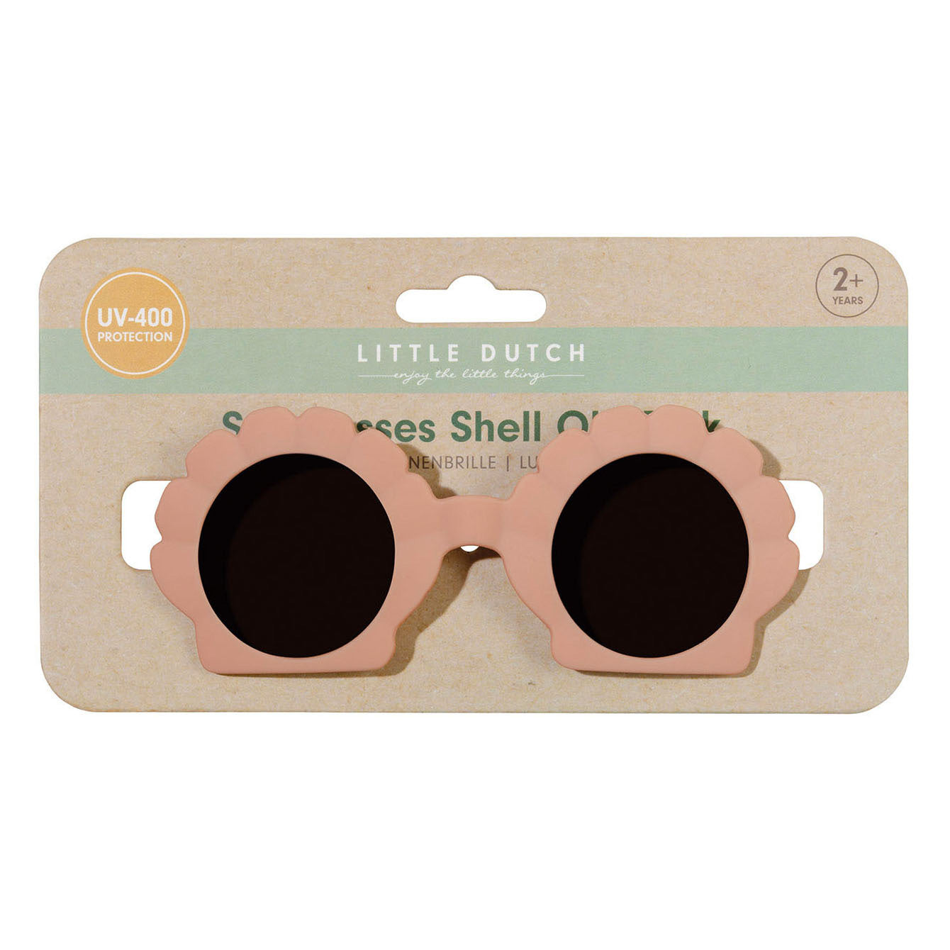 Petites lunettes de soleil pour enfants néerlandais vieux rose