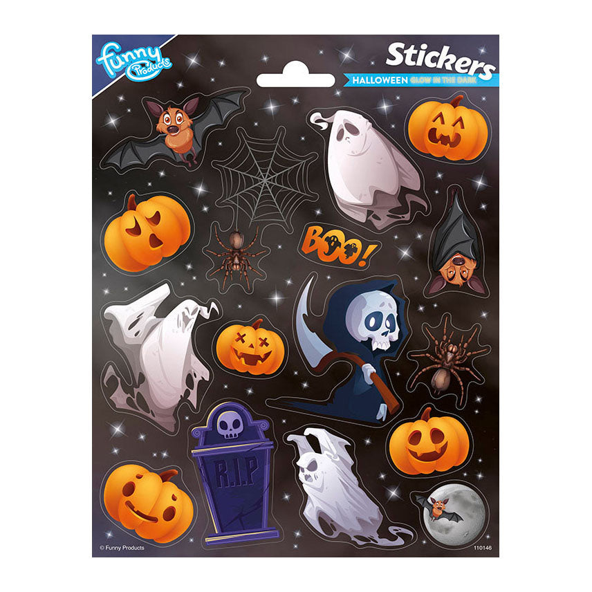 TOTUM Stickervel Glow dans l'Halloween sombre