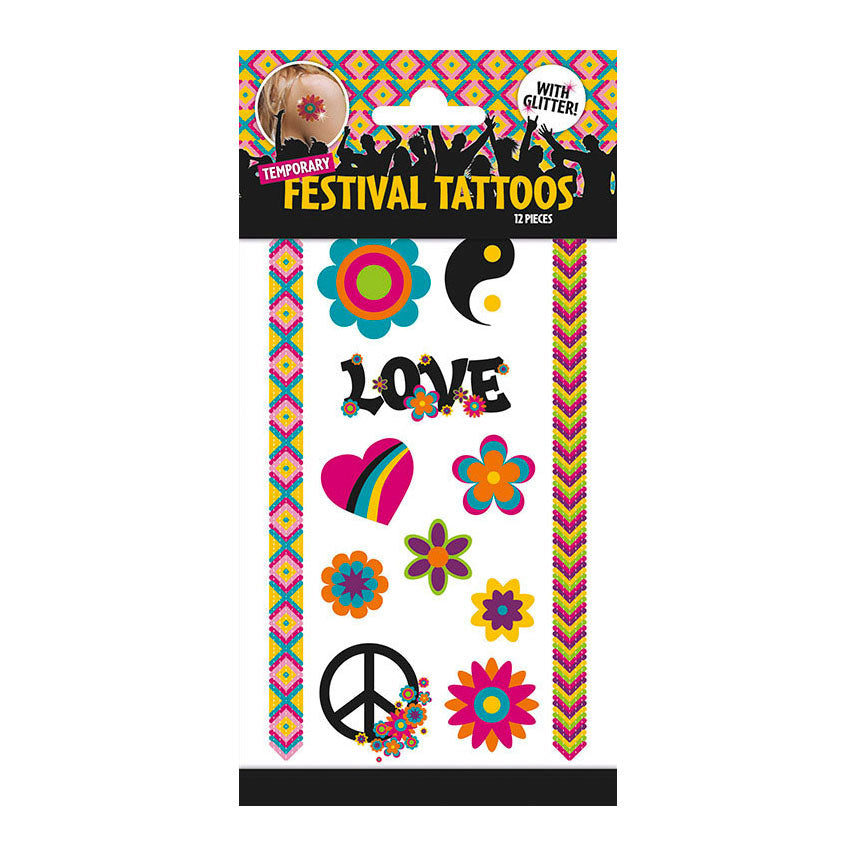 Festival des paillettes de tatouages ​​totum