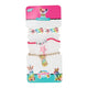 Bracelets pour animaux de compagnie arc-en-ciel de groupe d'artisanat créatif - 3 pcs.