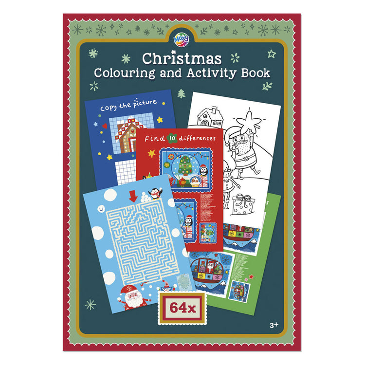 Cahier de coloriage et d'activités de groupe d'artisanat créatif Noël - 64 pages