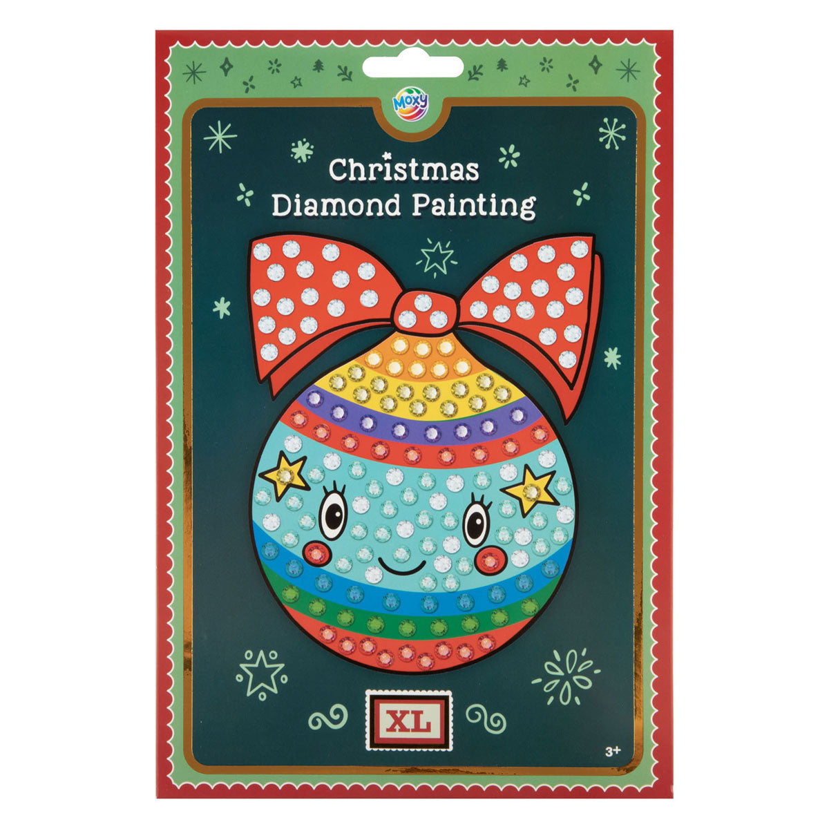 Groupe d'artisanat créatif peinture diamant noël xl strass - a5