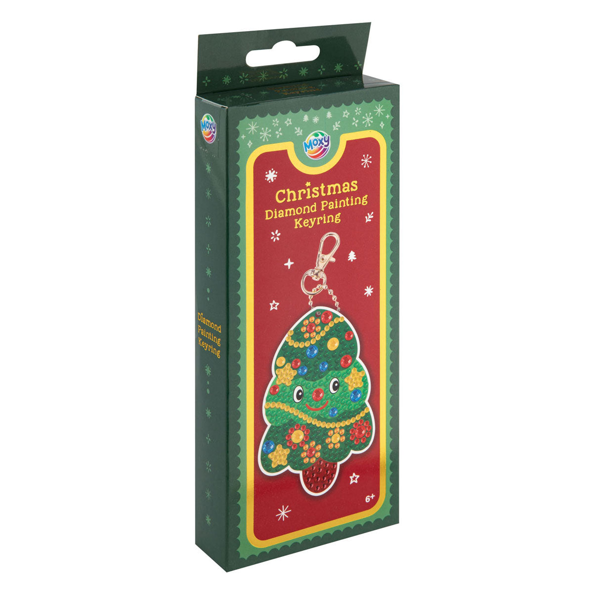 Porte-clés de peinture diamant de groupe d'artisanat créatif, noël