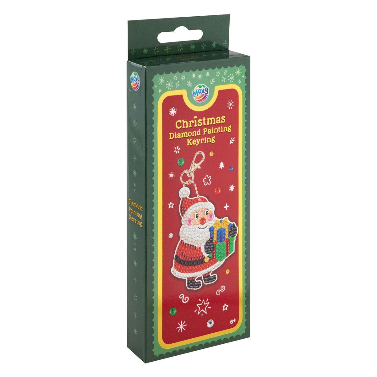 Porte-clés de peinture diamant de groupe d'artisanat créatif, noël