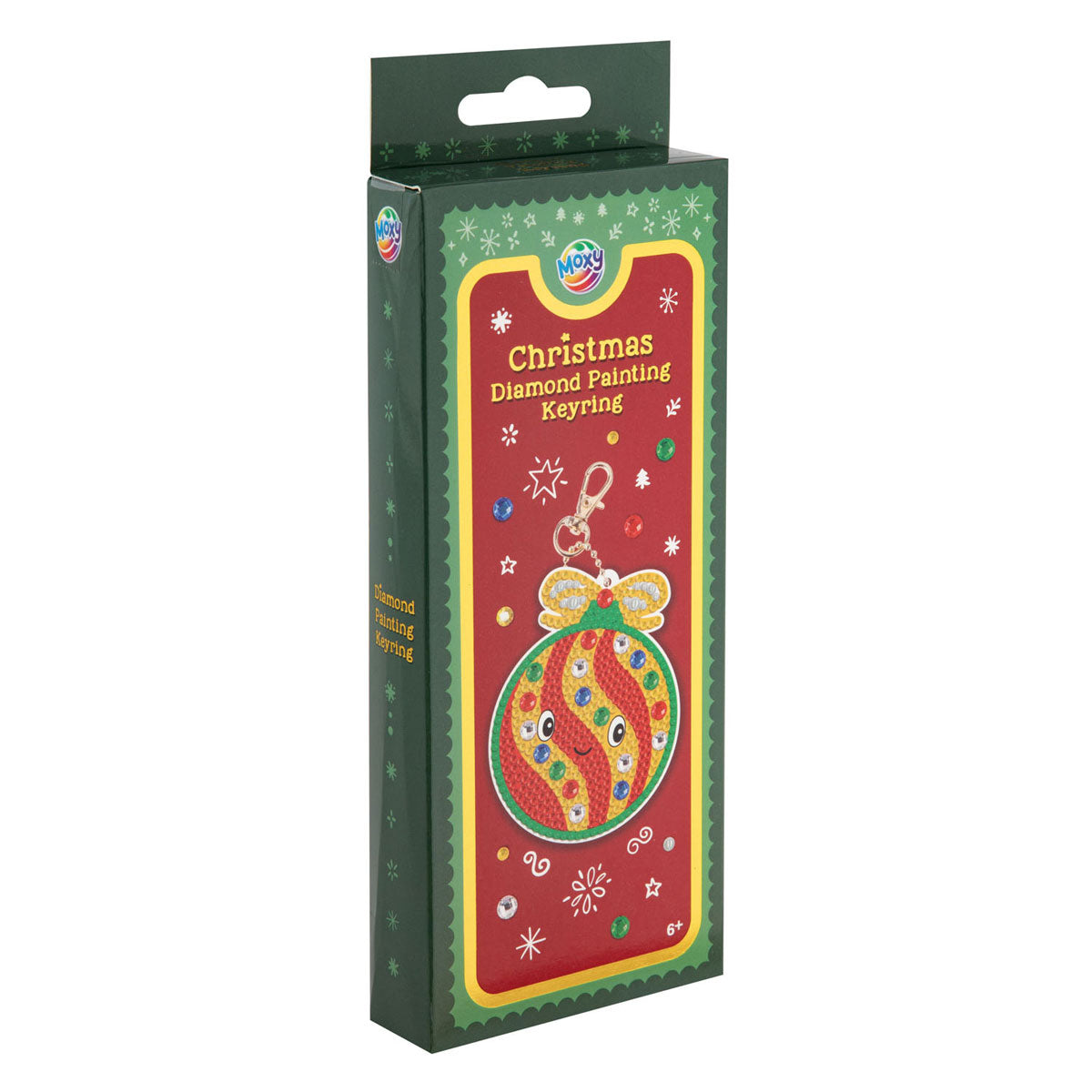 Porte-clés de peinture diamant de groupe d'artisanat créatif, noël