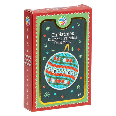 Groupe d'artisanat créatif, peinture diamant, ornement de noël