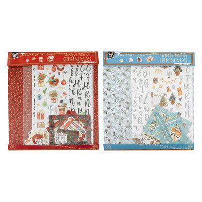 Artisanat créatif en groupe avec ensemble de papier Noël - 37 pcs.
