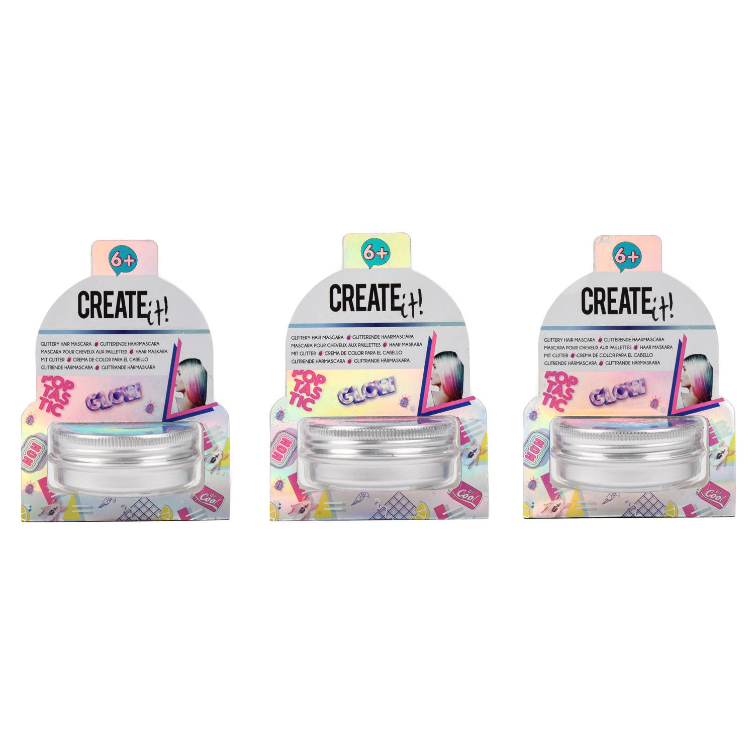 Créez-le! Mascara de cheveux à paillettes poptastiques