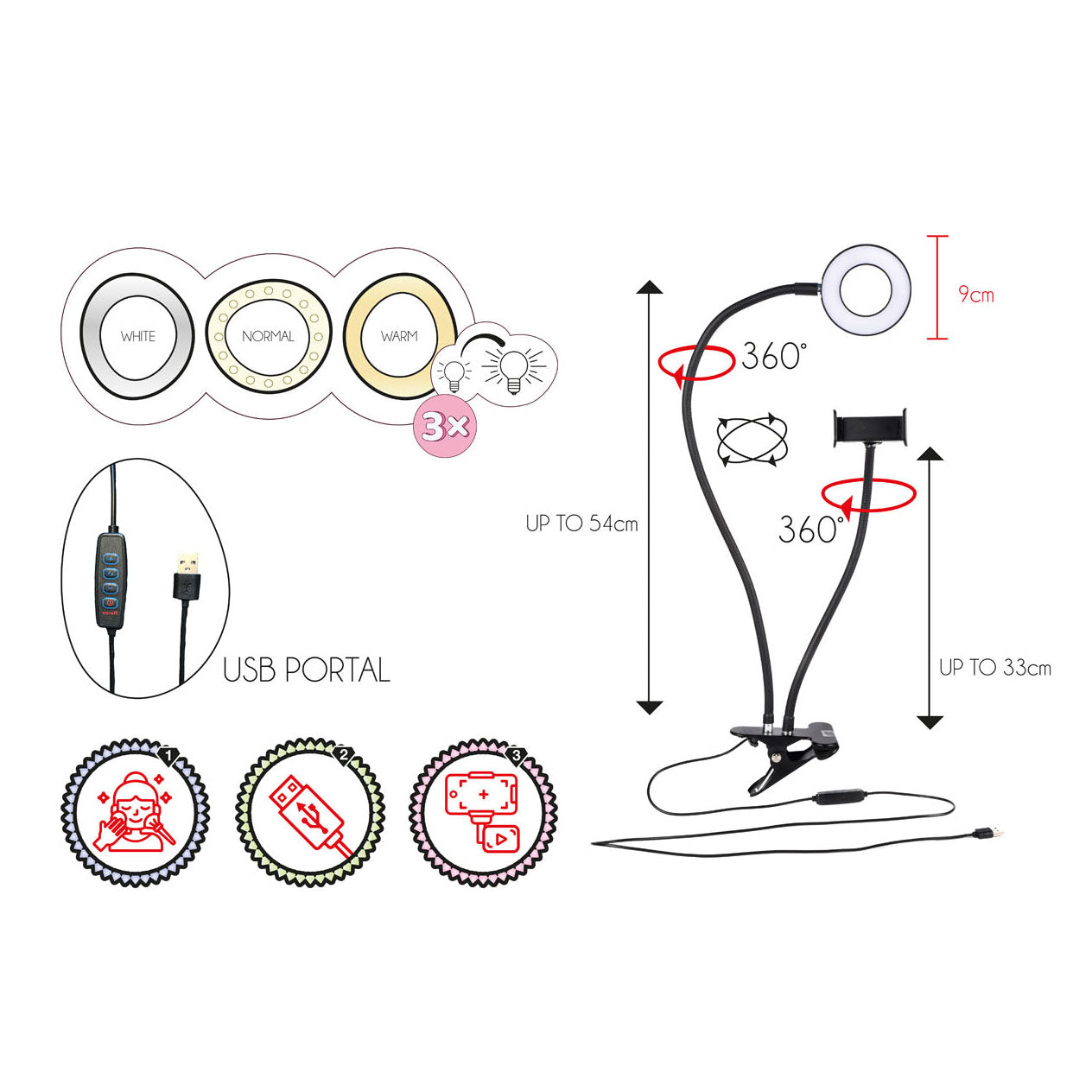 Créez-le! Kit de démarrage vidéo de studio de beauté