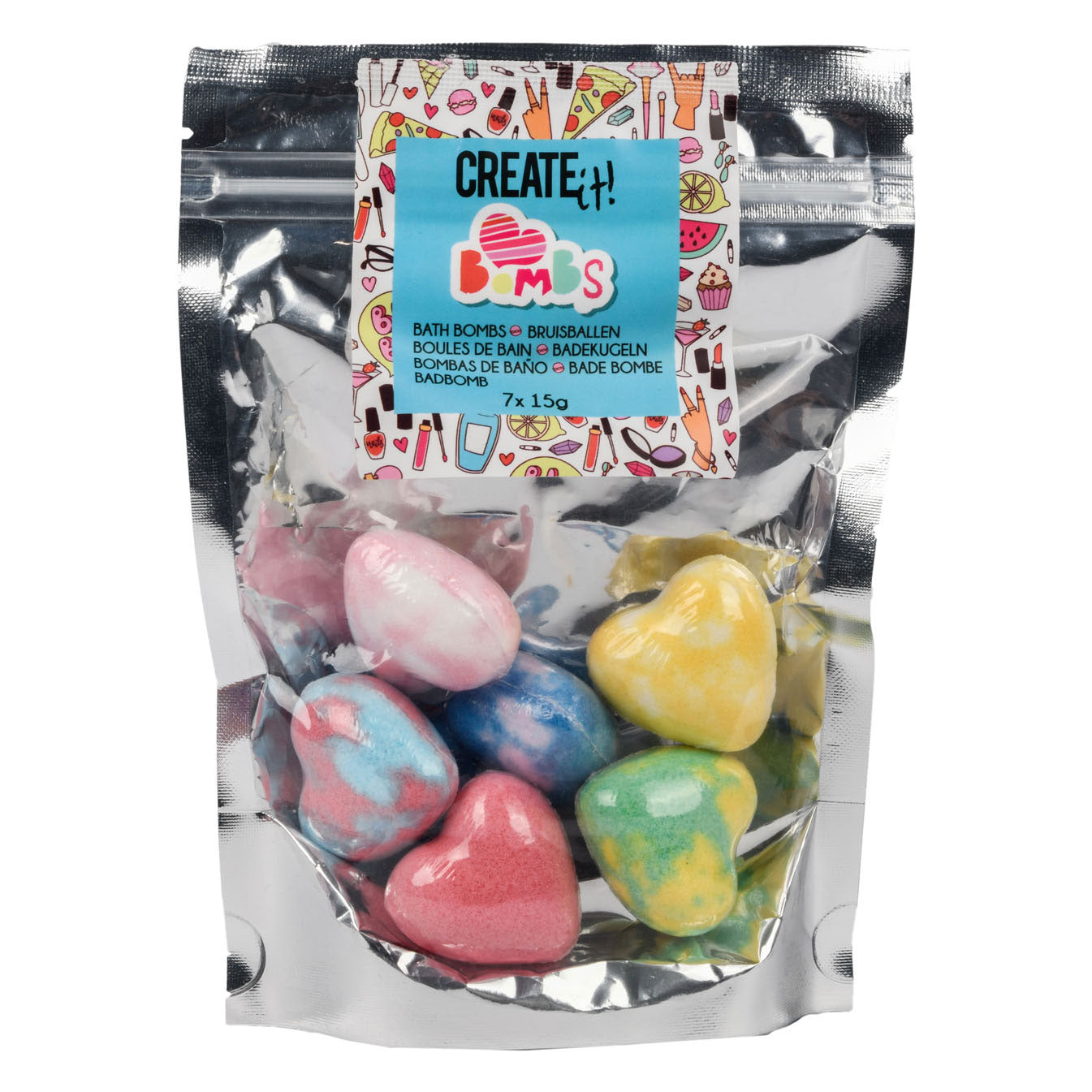 Créez-le! Beauty Bruisballen Hartjes 7-pack