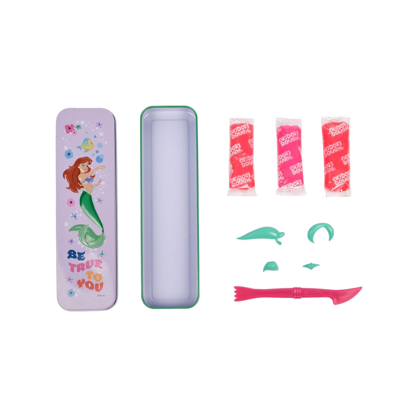 Disney Princess Okidoki Klei stockant l'étain 3D avec accessoires