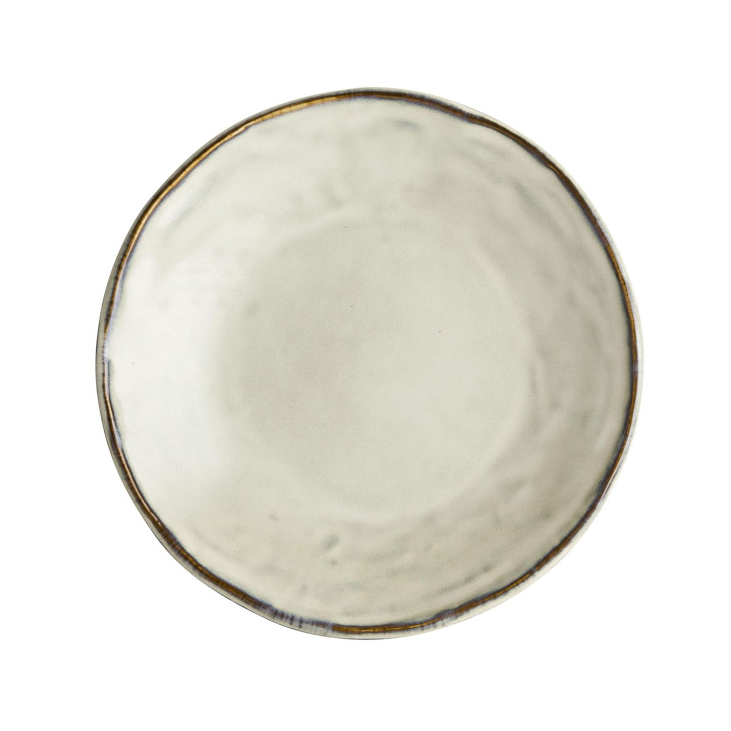 Assiette bio rose hollandaise 17cm crème 4pcs
