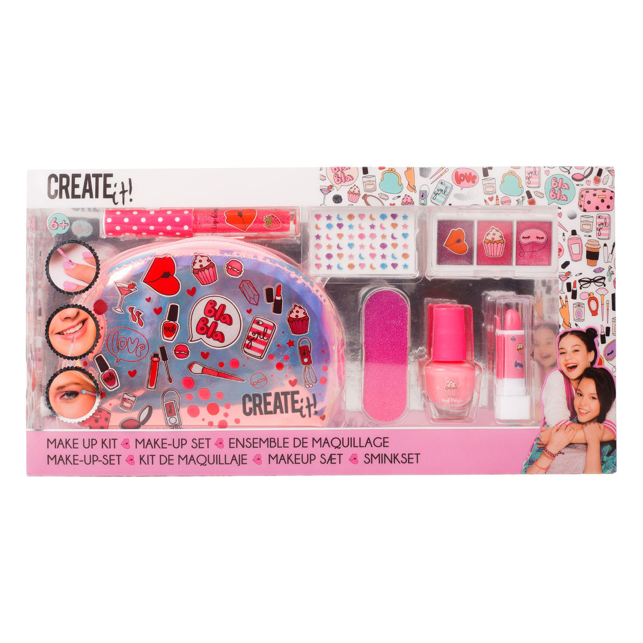 Ensemble de maquillage de beauté canenco avec sac