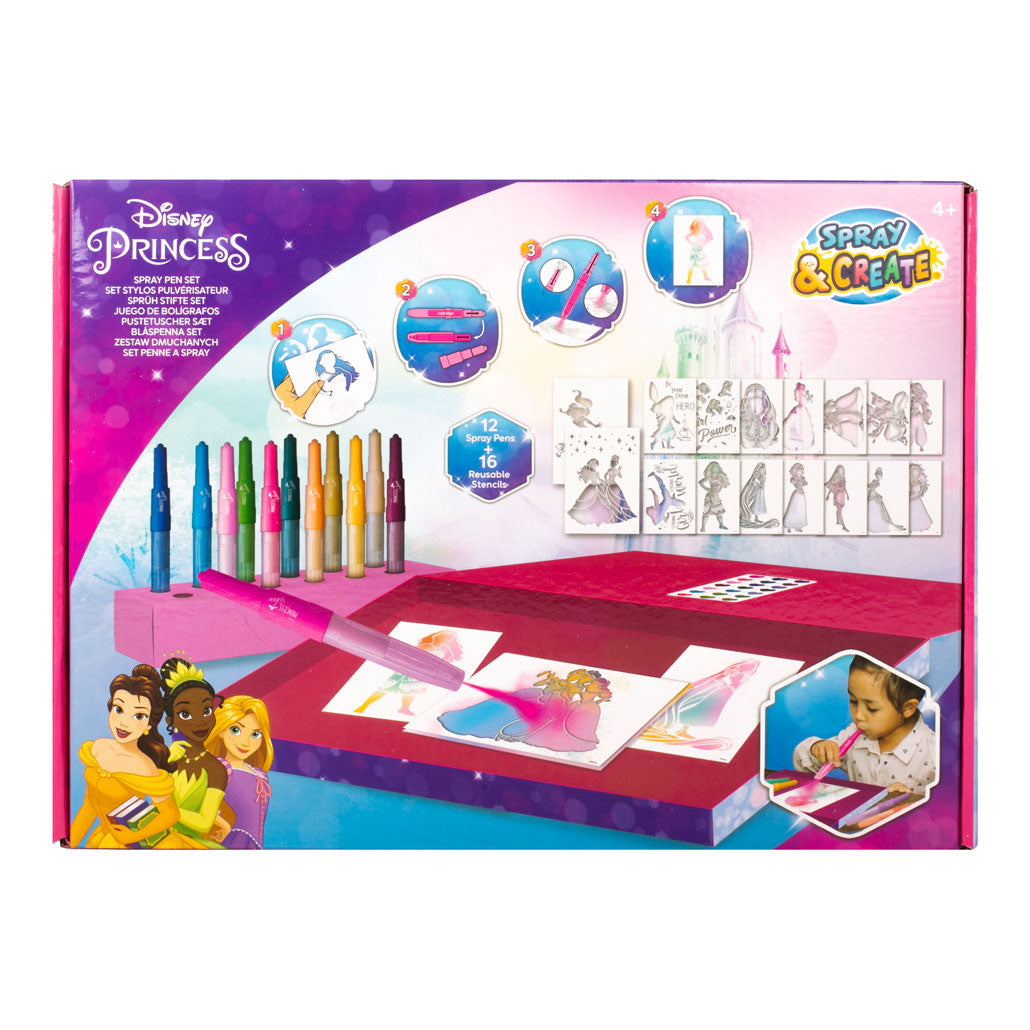 Canenco Disney Princess coffret stylo souffleur de luxe