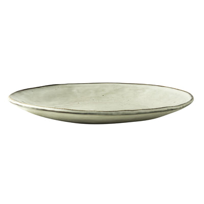 Assiette bio rose hollandaise 26,5cm crème 4pcs