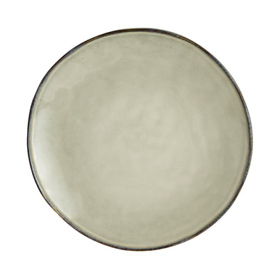 Assiette bio rose hollandaise 26,5cm crème 4pcs