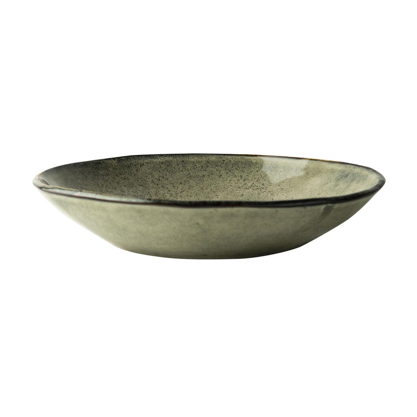 Assiette bio rose hollandaise vert foncé 4 pcs