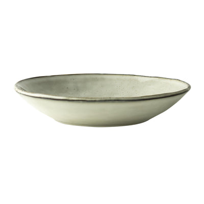 Assiette bio rose hollandaise crème profonde 4 pcs