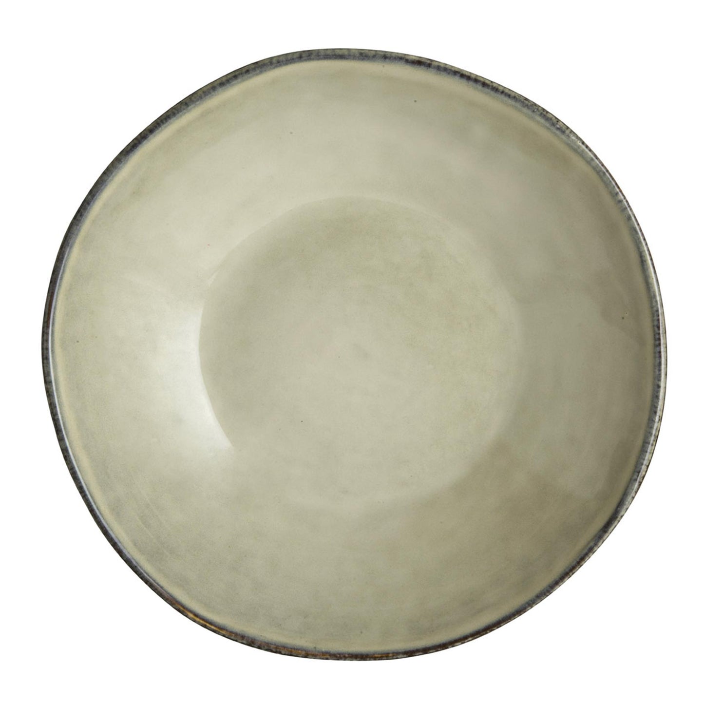 Assiette bio rose hollandaise crème profonde 4 pcs