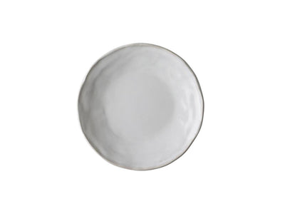 Assiette bio rose hollandaise 17cm blanche 4 pcs