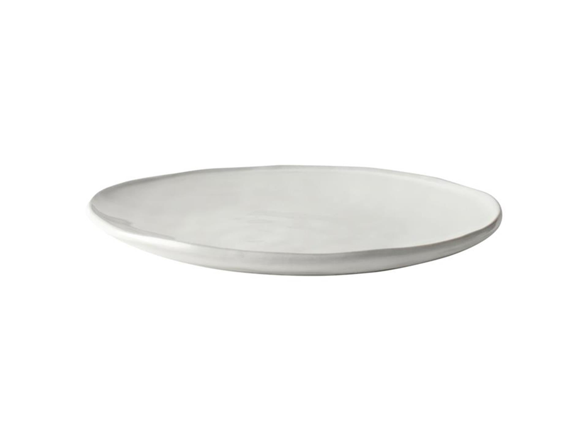 Assiette bio rose hollandaise 26,5cm blanche 4 pcs