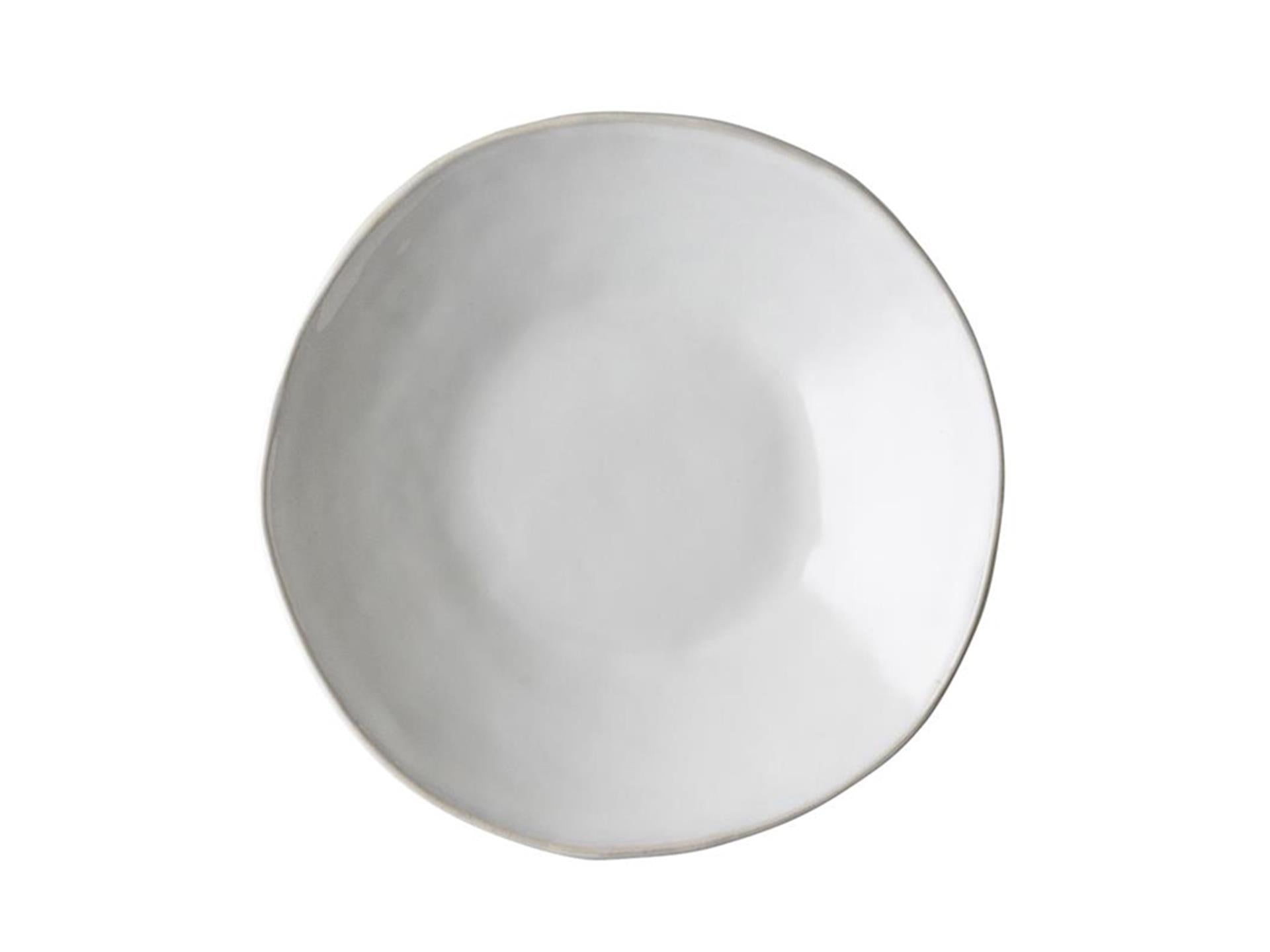Assiette creuse bio Dutch Rose blanc 4 pcs