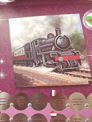 Carte de peinture de diamant Locomotive bricolage