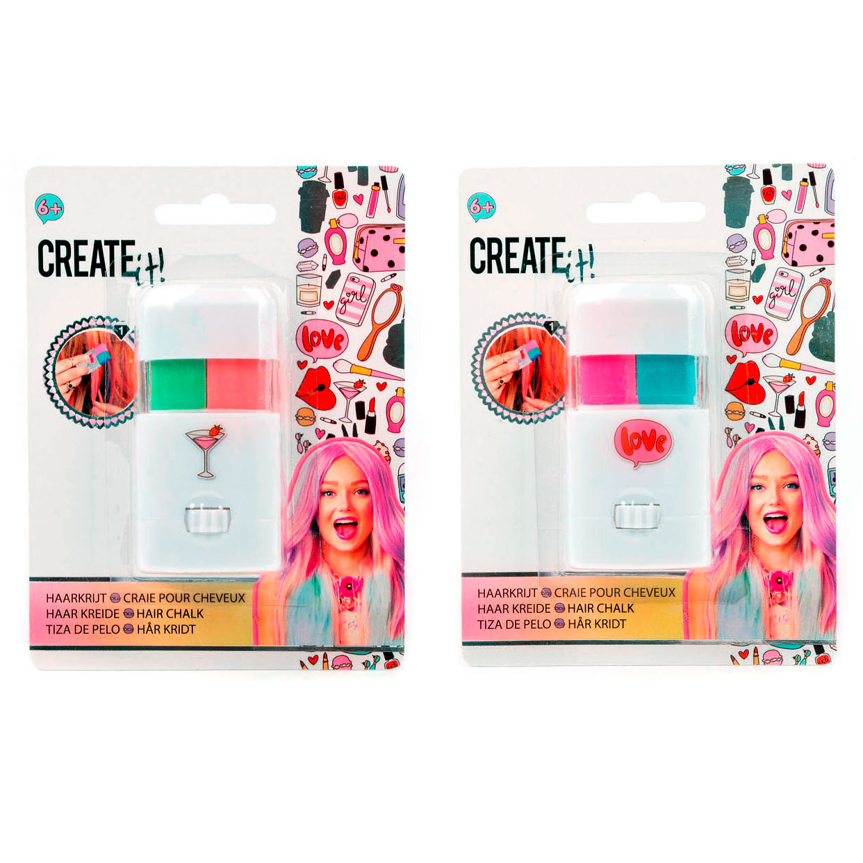 Créez-le! Beauté Haarkrijt Duocolor