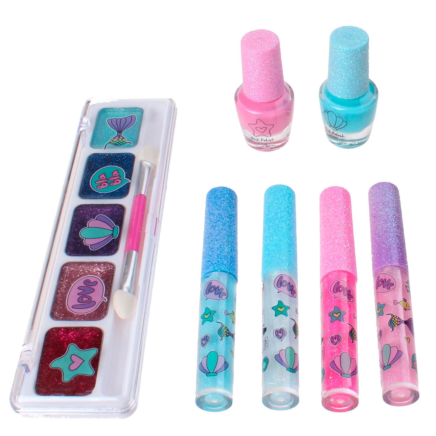 Créez-le! Makeup de beauté Set Glitter, 7dlg.