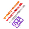 Créez-le ! stylos parfumés pour tatouage, 3pcs + modèle
