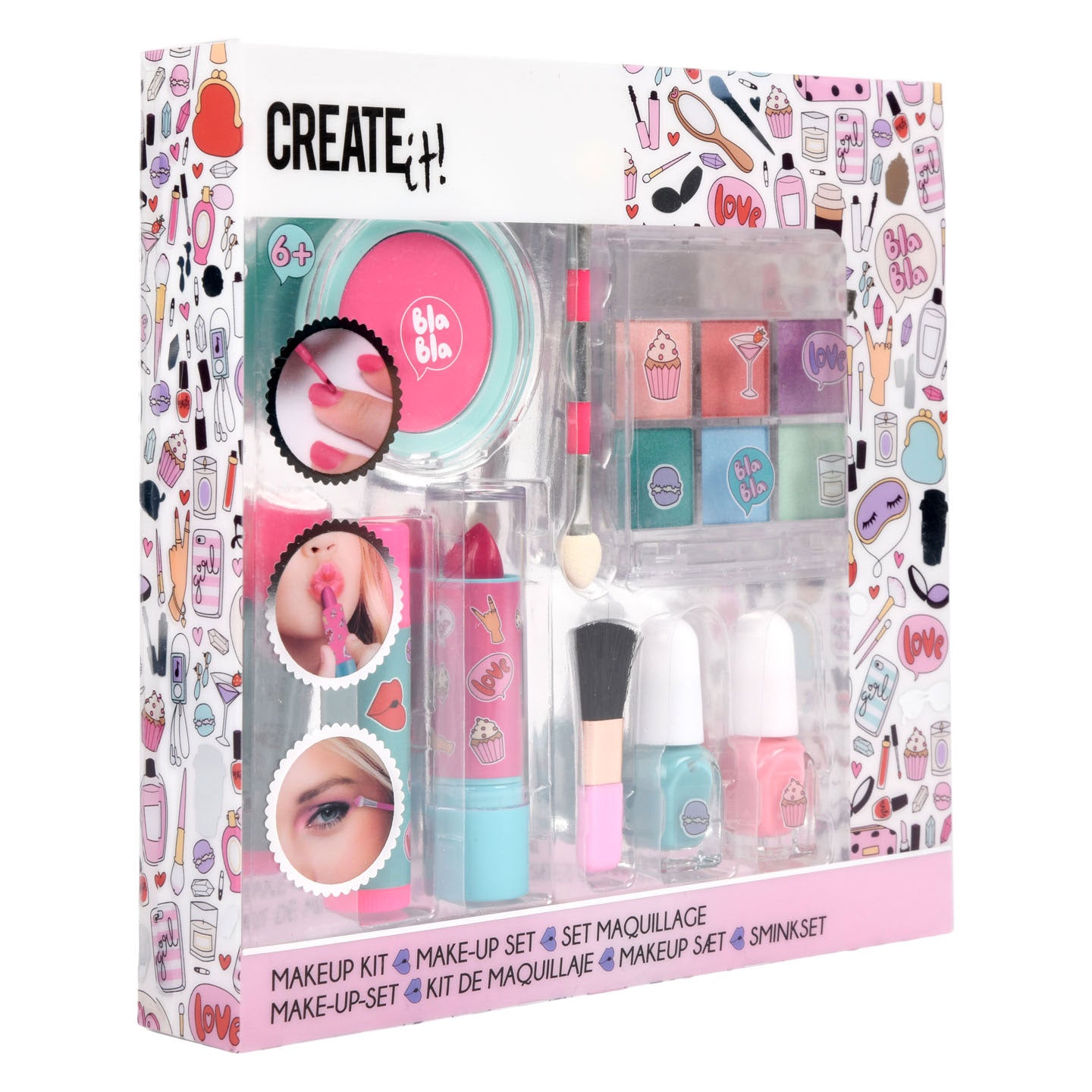 Créez-le! Ensemble de maquillage de beauté, 13dlg.