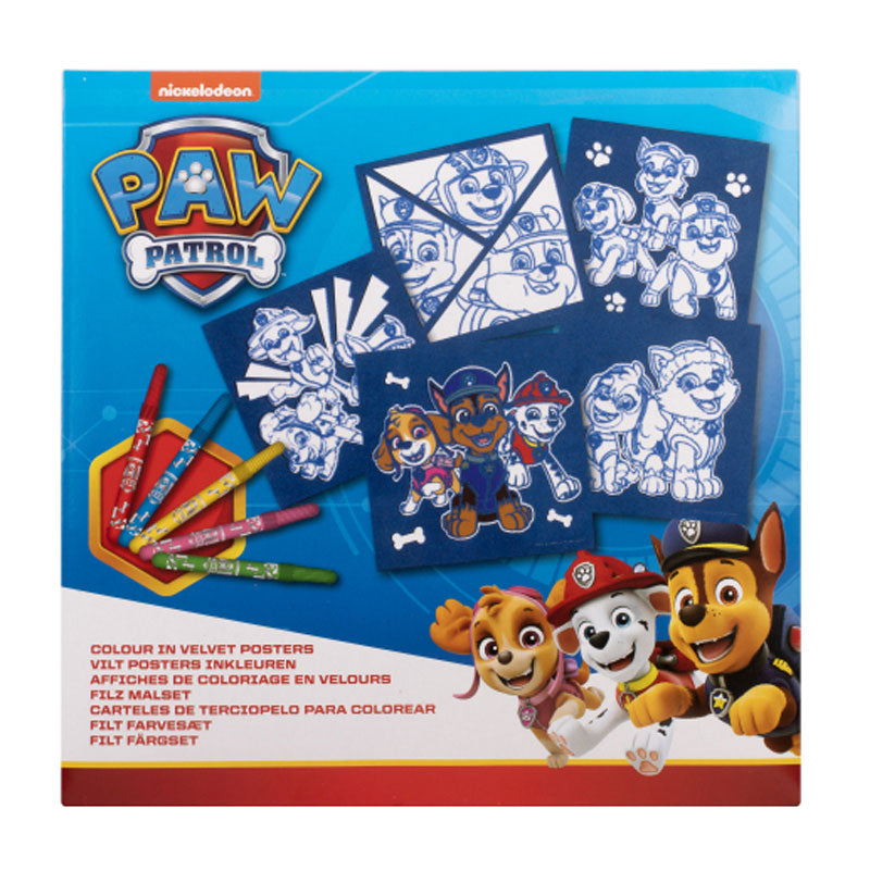 PAW PATROL FELT COOLS 18x18 cm - 5 pièces