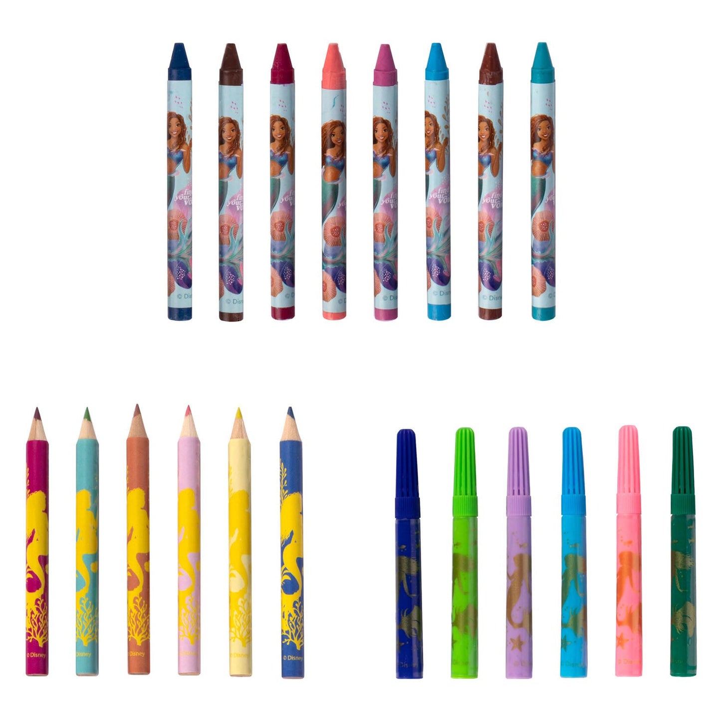 L'ensemble de couleurs Little Sirène 5in1