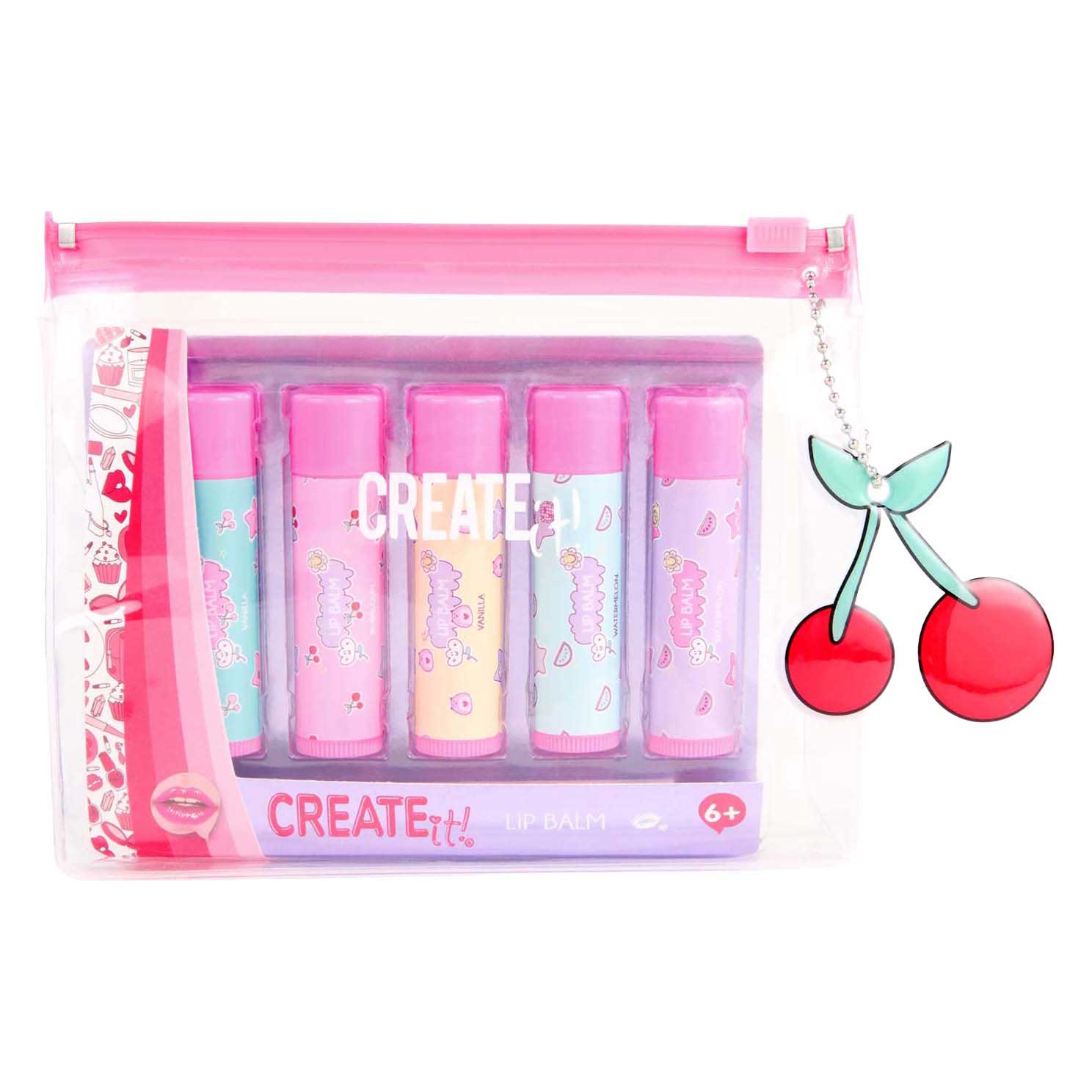 Créez-le ! baume à lèvres en étui, 5 pcs.