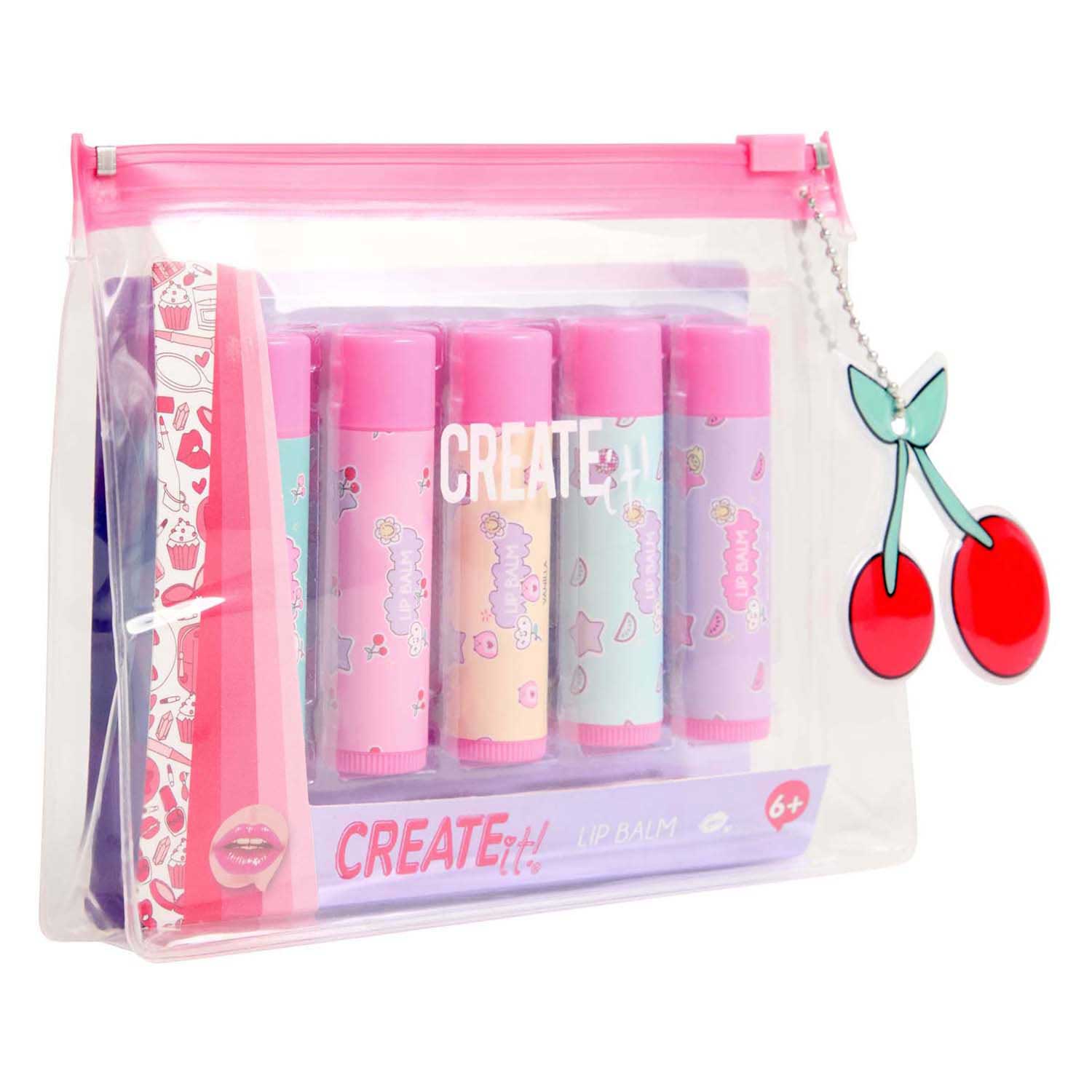 Créez-le ! baume à lèvres en étui, 5 pcs.