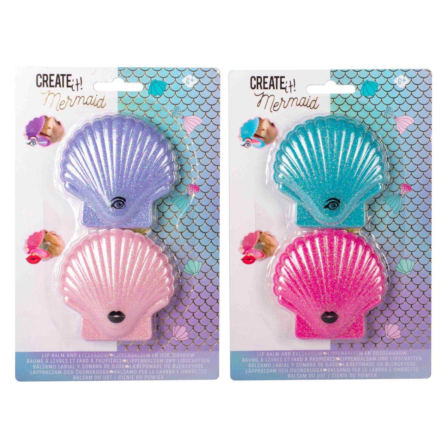Créez-le ! maquillage sirène pour les lèvres et les yeux